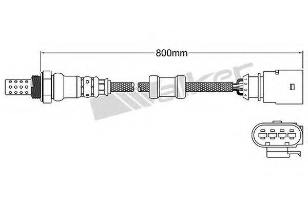 WALKER PRODUCTS 25024671 Лямбда-зонд