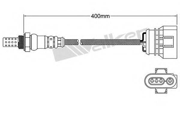 WALKER PRODUCTS 25024393 Лямбда-зонд