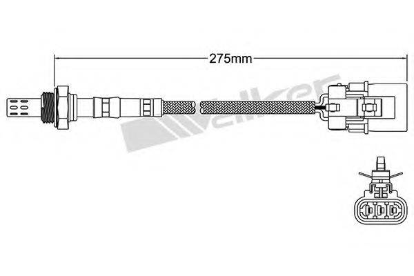 WALKER PRODUCTS 25023075 Лямбда-зонд