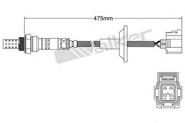 WALKER PRODUCTS 250241056 Лямбда-зонд