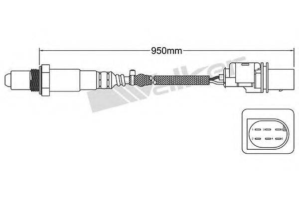 WALKER PRODUCTS 80095023 Лямбда-зонд