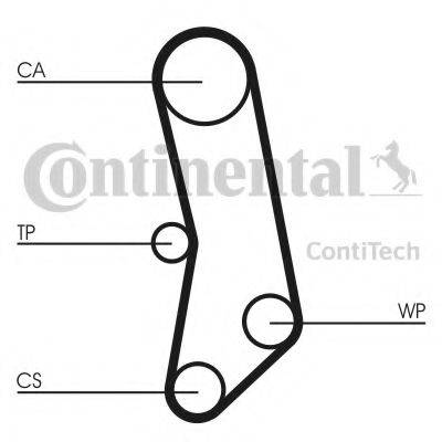 CONTITECH CT503K1 Комплект ременя ГРМ