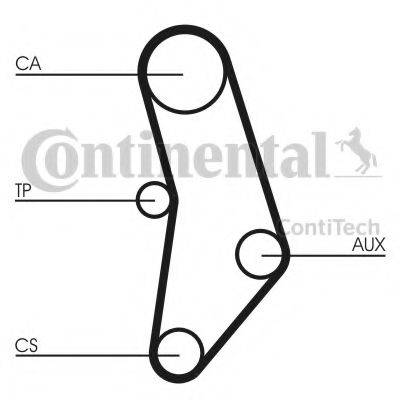 CONTITECH CT520K1 Комплект ременя ГРМ