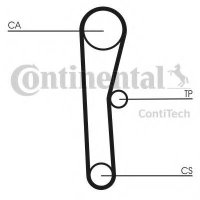 CONTITECH CT536K1 Комплект ременя ГРМ