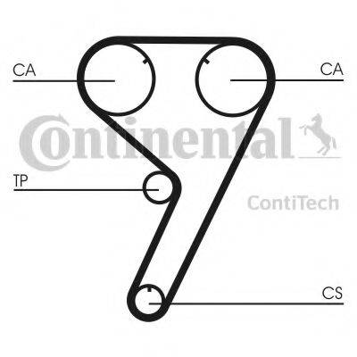 CONTITECH CT608 Ремінь ГРМ