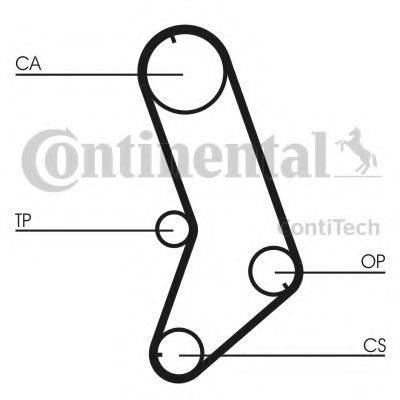 CONTITECH CT647 Ремінь ГРМ