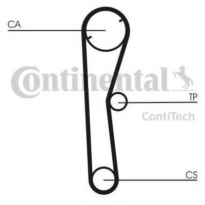 CONTITECH CT674 Ремінь ГРМ