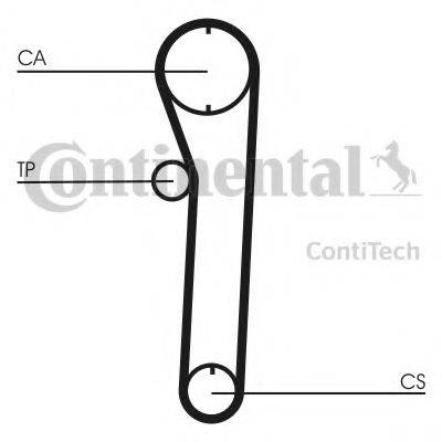 CONTITECH CT680K1 Комплект ременя ГРМ