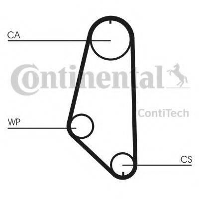 CONTITECH CT720WP1 Водяний насос + комплект зубчастого ременя