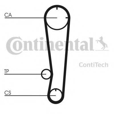 CONTITECH CT738K1 Комплект ременя ГРМ