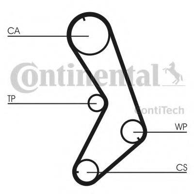 CONTITECH CT741K1 Комплект ременя ГРМ