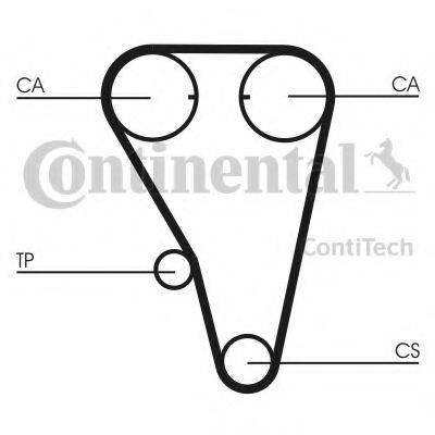 CONTITECH CT803K1 Комплект ременя ГРМ