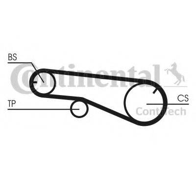 CONTITECH CT1141 Ремінь ГРМ