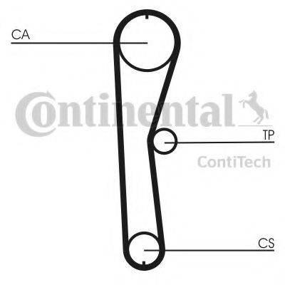 CONTITECH CT824 Ремінь ГРМ