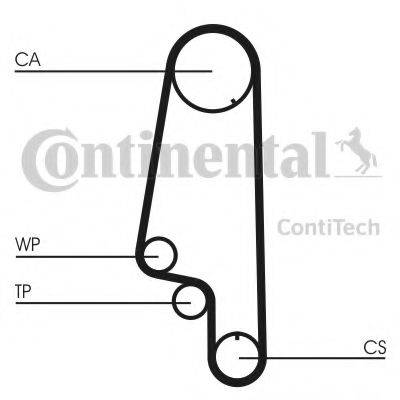 CONTITECH CT847 Ремінь ГРМ