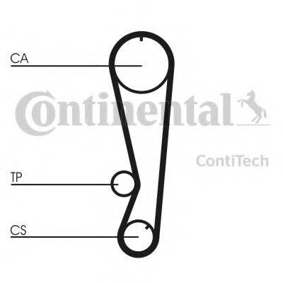 CONTITECH CT850 Ремінь ГРМ