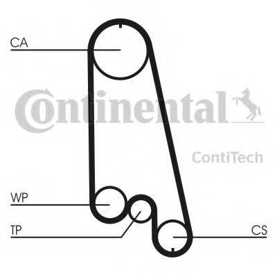 CONTITECH CT874 Ремінь ГРМ