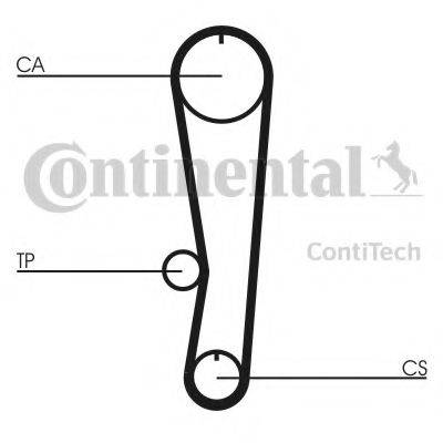 CONTITECH CT895K1 Комплект ременя ГРМ