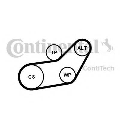 CONTITECH 6PK1045K1 Полікліновий ремінний комплект