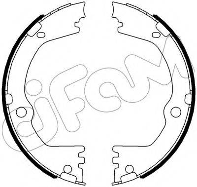 CIFAM 153532 Комплект гальмівних колодок, стоянкова гальмівна система