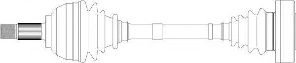 GENERAL RICAMBI AR3034 Приводний вал