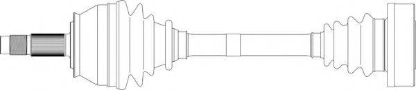 GENERAL RICAMBI AR3043 Приводний вал