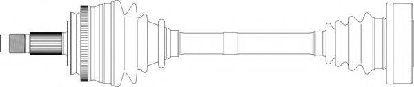 GENERAL RICAMBI FI3135 Приводний вал