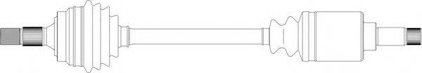 GENERAL RICAMBI PE3221 Приводний вал
