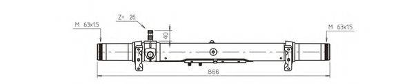 GENERAL RICAMBI CI4001 Рульовий механізм