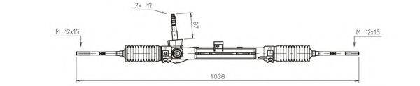 GENERAL RICAMBI FI4113 Рульовий механізм