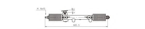 GENERAL RICAMBI PE4011 Рульовий механізм