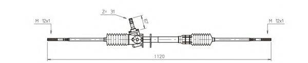 GENERAL RICAMBI SK4001 Рульовий механізм