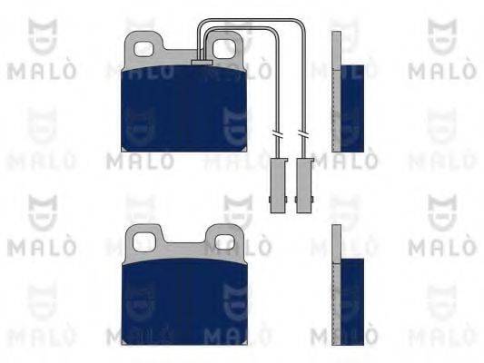 MALO 1050243 Комплект гальмівних колодок, дискове гальмо