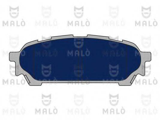 MALO 1051004 Комплект гальмівних колодок, дискове гальмо
