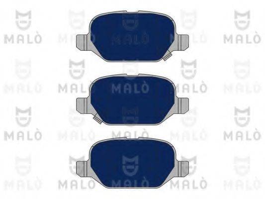 MALO 1051127 Комплект гальмівних колодок, дискове гальмо