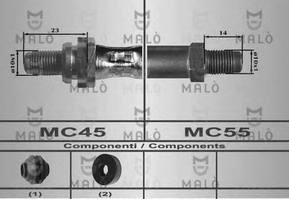 MALO 80307 Гальмівний шланг