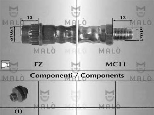 MALO 80666 Гальмівний шланг