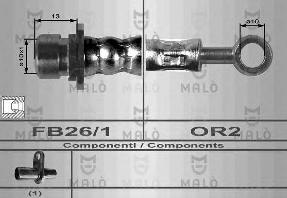 MALO 8069 Гальмівний шланг