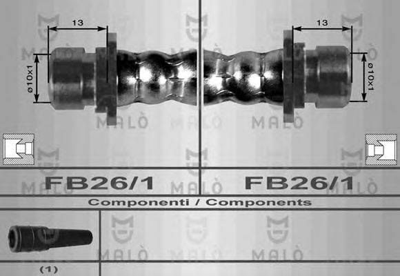 MALO 8070 Гальмівний шланг