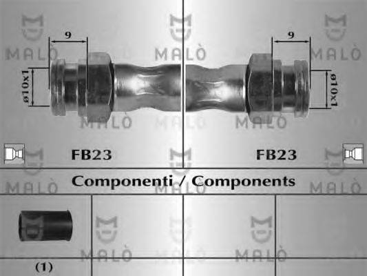 MALO 81033 Гальмівний шланг