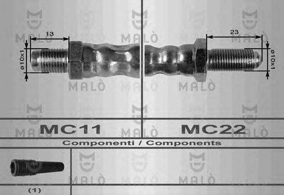 MALO 8205 Гальмівний шланг