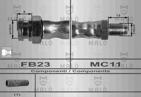 MALO 8387 Гальмівний шланг