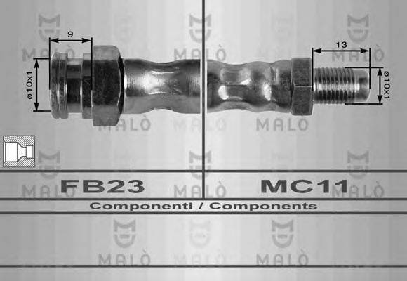 MALO 8425 Гальмівний шланг