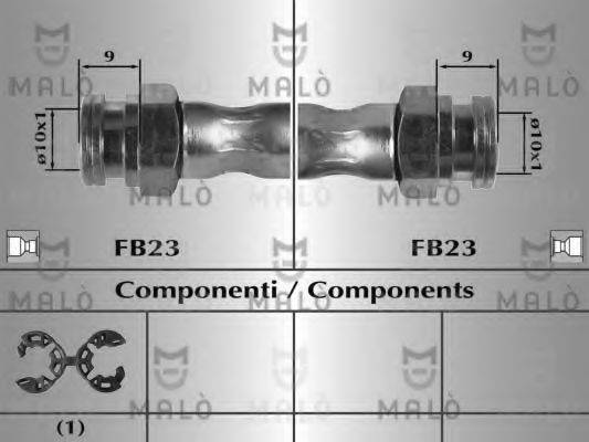 MALO 8921 Гальмівний шланг