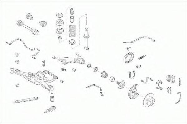 SACHS BMW5RS004 Рульове управління; Підвіска колеса