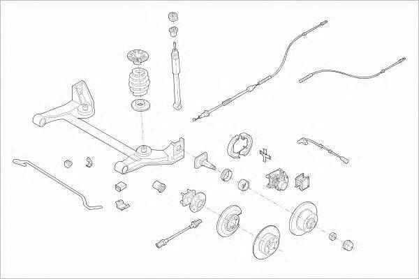 SACHS OPELVECTRRS006 Рульове управління; Підвіска колеса