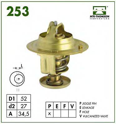 MTE-THOMSON 25379 Термостат, охолоджуюча рідина