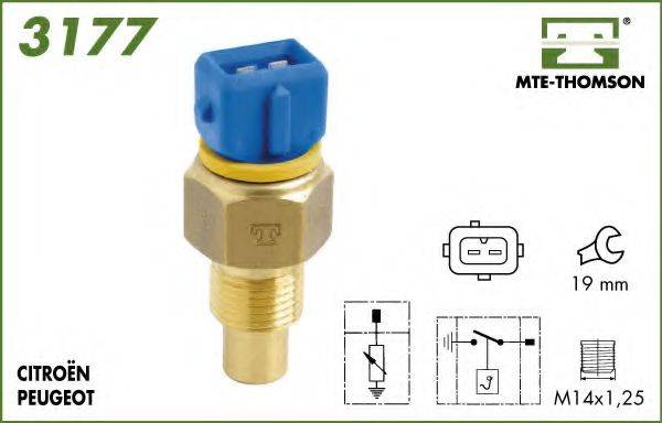 MTE-THOMSON 3177 Датчик, температура охолоджувальної рідини