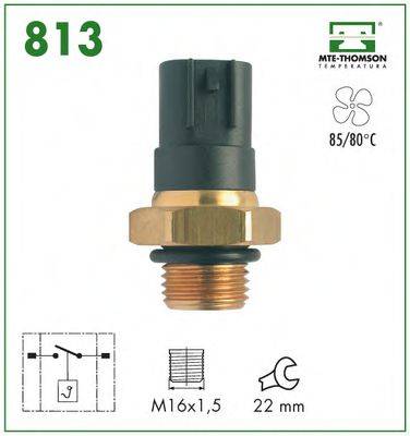 MTE-THOMSON 813 Термивимикач, вентилятор радіатора