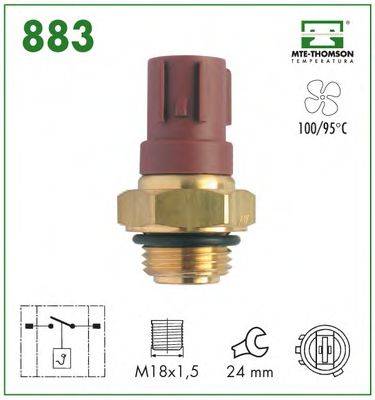 MTE-THOMSON 883 Термивимикач, вентилятор радіатора